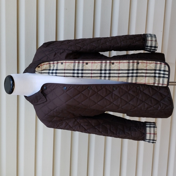 BURBERRY NOVA CHECK LINED QUILTED JACKET
